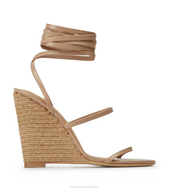 Riemchensandaletten| de Tony Bianco Frauen Gabriella-Wedges Haut-Capretto 4624370